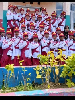 KEGIATAN LOMBA GERAK JALAN PUTRA/I SD NEGERI 352 TOBEMBA